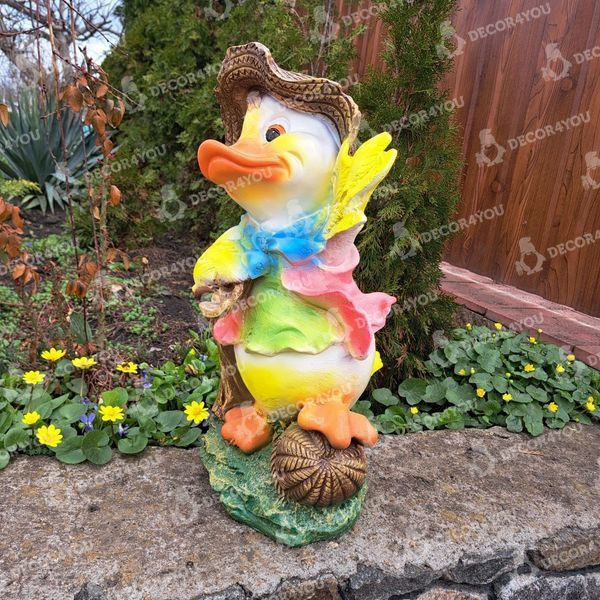 buy Garden figure Traveling duckling medium size 6