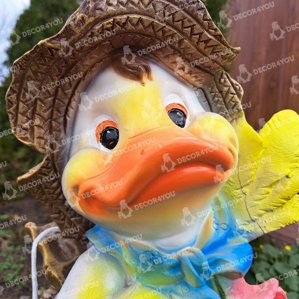 buy Garden figure Traveling duckling medium size 9