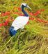 buy Garden figure Crane on metal legs #4 4