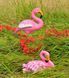 buy Garden figure Family of Flamingos #9 pink medium size 1