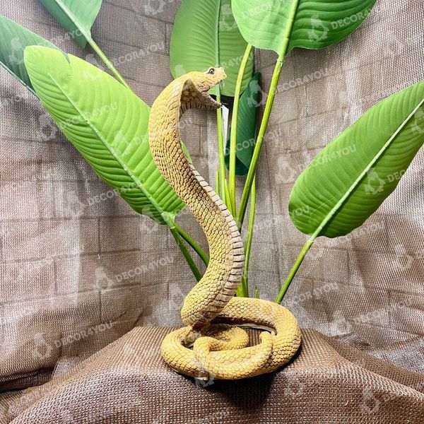 kaufen Gartenfigur Schlange, Kobra, Beige 9