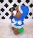 buy New Year's garden figure Bear in blue suit with a lantern 5