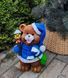 buy New Year's garden figure Bear in blue suit with a lantern 4