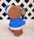 buy New Year's garden figure Bear in blue suit with a lantern 2