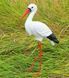 buy Garden figure Medium Stork #1 on metal legs 2