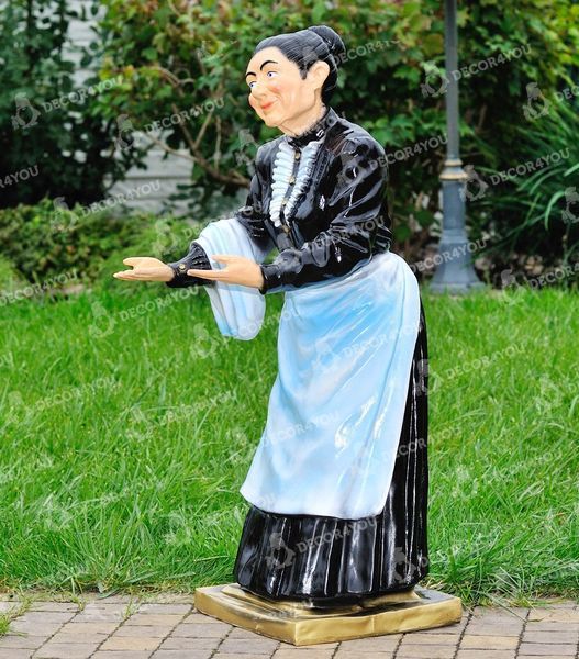 kaufen Gartenfigur Kellnerin 2