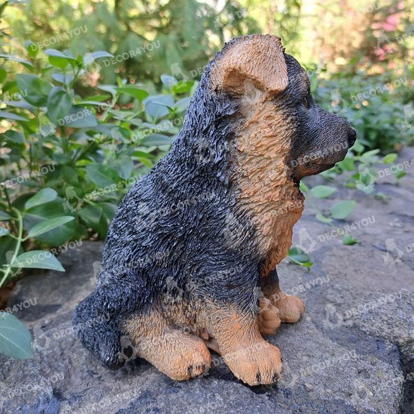 buy Garden figure Shepherd puppy, colored 2